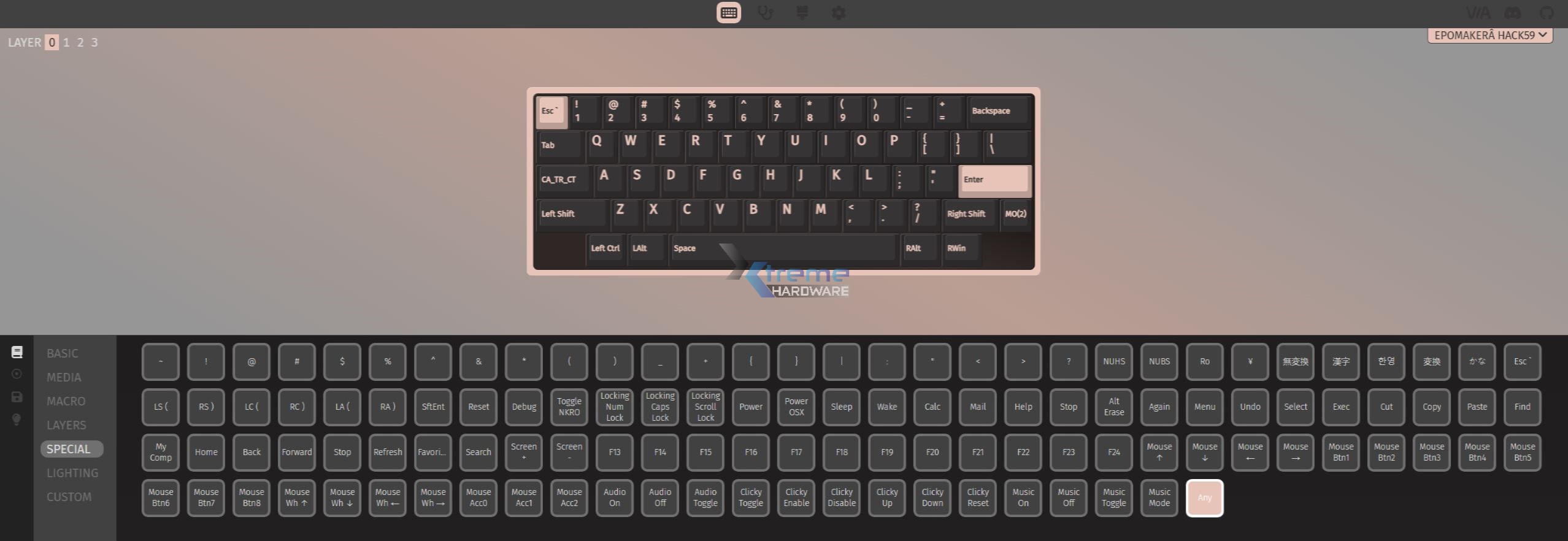 EPOMAKER Hack 59 VIA 5 2a3c4